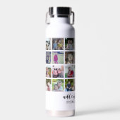 Foto collage - 28 foto's over patroonraster waterfles (Voorkant)