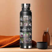 Foto collage - 28 foto's over patroonraster waterfles