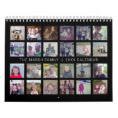 Foto collage - 2 per maand moderne familie kalender (Hoes)
