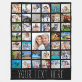 Foto Collage 39 Foto Collage Persoonlijk Fleece Deken (Voorkant)