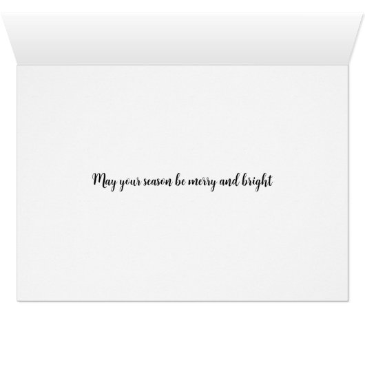 Foto Collage 3 Windows Merry-kerstkaart (Binenzijde Horizontaal (Onderkant))