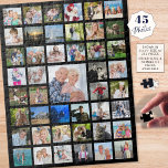 Foto Collage 45 Afbeeldingen zwart Legpuzzel<br><div class="desc">Creëer een unieke, gedenkwaardige gave van een collectie van 45 foto's voor een cadeau met uren plezier en keer op keer of creëer een keepasmuur die door de puzzel na voltooiing aan elkaar te lijmen hangt. Ideaal voor verjaardagsgeschenken en grootoudergeschenken, verjaardagen en mijlpaalprestaties en plezier voor een cadeautje voor pensionering...</div>