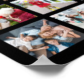 Foto Collage 45 Foto's Aangepaste aangepaste kleur Poster (Hoek)