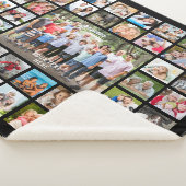 Foto Collage 45 Foto's Aangepaste aangepaste kleur Sherpa Deken (3/4)