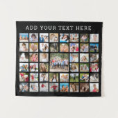 Foto Collage 45 Foto's Aangepaste aangepaste kleur Wandkleed (Voorkant (horizontaal))