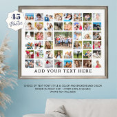 Foto Collage 45 Foto's Persoonlijk Wit Foto Afdruk