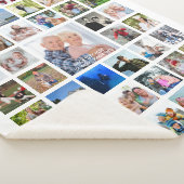 Foto Collage 45-polig Uw kleur op maat Sherpa Deken (3/4)