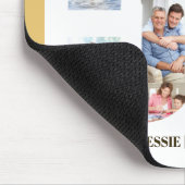 Foto Collage 50th Birthday Number 50 Custom Muismat (Hoek)