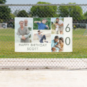 Foto Collage 5 Afbeelding 60th Birthday Banner (Insitu)