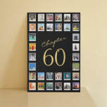 Foto Collage 60th Birthday Hoofdstuk 60 Large Faux Imitatie Canvas Print<br><div class="desc">Viel een mijlpaal verjaardag met deze unieke en speciale faux canvasafdruk! Deze grote faux canvas druk kenmerkt een foto collage sjabloon om uw favoriete herinneringen van over de jaren toe te voegen. Perfect als cadeau voor de 60ste verjaardag, deze afdruk zal een blijvende herinnering zijn aan alle prachtige momenten die...</div>