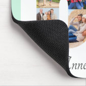 Foto Collage 60th Birthday Number 60 Mint Muismat (Hoek)