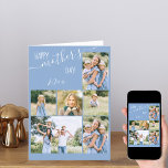 Foto Collage 6 Afbeelding Moederdag Kaart<br><div class="desc">Creëer uw eigen Moederdag met 6 van uw favoriete foto's. Het fotomalplaatje is opstelling voor u om uw afbeeldingen toe te voegen, die in een fotocollage van portret, vierkant/instagram en landschapsformaten zullen worden getoond. De gelukkige Moederdag wordt geletterd in elegant handgeschreven manuscript en whimsical typografie. U kunt het jaar en...</div>