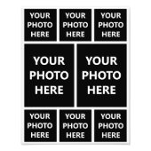 Foto Collage 6 Square 2 Portret Familie Afbeelding Foto Afdruk (Voorkant)