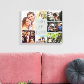 Foto Collage 7 Afbeelding Dove Gray 21st Birthday Canvas Afdruk (Insitu (Woonkamer))