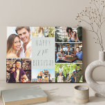 Foto Collage 7 Afbeelding Dove Gray 21st Birthday Canvas Afdruk<br><div class="desc">Zeg Fijne 21ste verjaardag met een douane verpakt canvas. Het fotomalplaatje is opstelling voor u om 7 van uw favoriete foto's toe te voegen die in een fotocollage rond de verjaardaggroet worden getoond. De formulering luidt "Happy 21st Birthday" in casual typografie. "21st" is eigenlijk bewerkbaar als je dit voor een...</div>