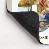 Foto Collage 80th Birthday Number 80 Custom Muismat (Hoek)