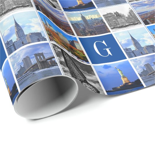 Foto collage - 8 Afbeelding Sq Cadeaupapier (Rol Hoek)