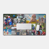 Foto Collage 9 Familie Afbeeldingen Summertime Kin Bureaumat (Keyboard & Muis)