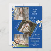 Foto Collage Aangepast 4 Afbeeldingen Blauw Aankondiging (Voorkant)