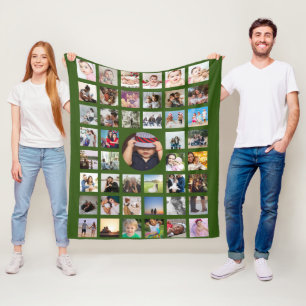 Foto Collage Aangepast voor DIY Fleece Deken