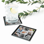 Foto Collage Aangepaste 9 Afbeeldingen Glazen Onderzetter<br><div class="desc">Foto Collage een van de gemakkelijke manieren om gepersonaliseerd onderzetter van glas te maken uit Ricaso</div>