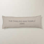 Foto Collage Aangepaste Neutrale paddenstoel Lichaamskussen (Achterkant)