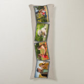 Foto Collage Aangepaste Neutrale paddenstoel Lichaamskussen (Voorkant Verticaal)