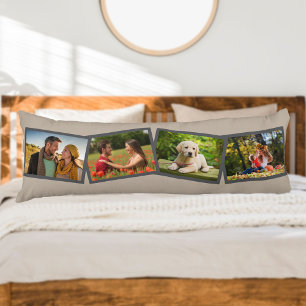 Foto Collage Aangepaste Neutrale paddenstoel Lichaamskussen