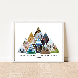 Foto Collage Adventure 25e Jubileum Koppels Poster