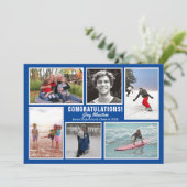 Foto Collage Afstudeer Open Huis Uitnodiging (Staand voorkant)