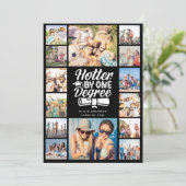 Foto Collage Afstudeerfeest 'Eén Graad Hoger' Kaart (Staand voorkant)