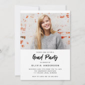 Foto Collage Afstudeerfeest 'Eén Graad Hoger' Kaart (Achterkant)