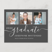 Foto collage afstudeerproject Minimaal Donkergrijs Briefkaart (Voorkant)