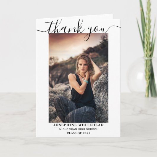 Foto Collage Afstuderen 2022 Hartelijk dank Bedankkaart (Voorkant)