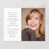 Foto Collage Afstuderen Aankondiging Flyer (Achterkant)