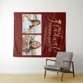 Foto Collage Afstuderen Booth Bourgogne Achtergron Wandkleed (In Situ (horizontaal))