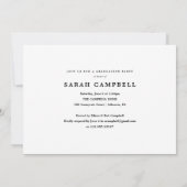 Foto Collage Afstuderen Card BLACK/3 foto's Kaart (Achterkant)