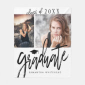 Foto Collage Afstuderen Fleece Blanket (Voorkant)