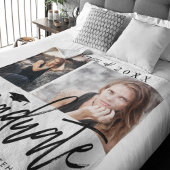 Foto Collage Afstuderen Fleece Blanket Deken