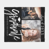Foto Collage Afstuderen Fleece Blanket Deken (Voorkant (Horizontaal))