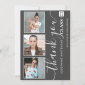 Foto Collage Afstuderen Hartelijk dank 2022 Dark G Bedankkaart (Voorkant)