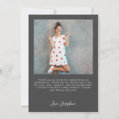 Foto Collage Afstuderen Hartelijk dank 2022 Dark G Bedankkaart (Achterkant)