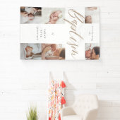 Foto-collage als aandenken aan de doopviering spandoek (Insitu)