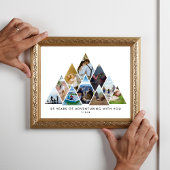 Foto Collage Avontuur 25e Verjaardag Paren Poster