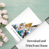 Foto Collage Avontuur 25ste Verjaardag Koppels Poster