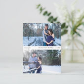 Foto Collage Baby shower Hartelijk dank Briefkaart (Staand voorkant)