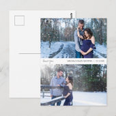 Foto Collage Baby shower Hartelijk dank Briefkaart (Voorkant / Achterkant)