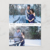 Foto Collage Baby shower Hartelijk dank Briefkaart (Voorkant)