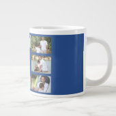 Foto Collage Best Brother Ever Blue en White Grote Koffiekop (Rechts)