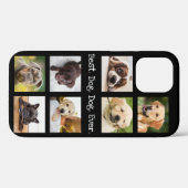 Foto Collage Best Dog Dad Ever Black White Case-Mate iPhone Case (Achterkant (horizontaal))
